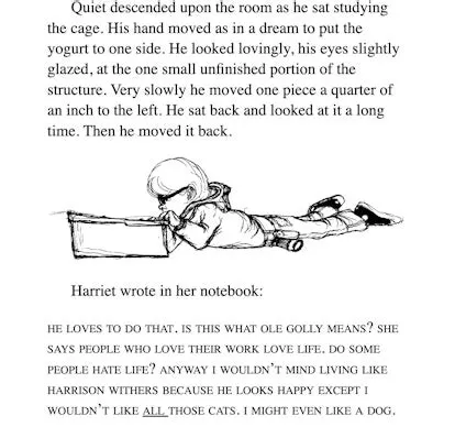 Harriet wrote in her notebook